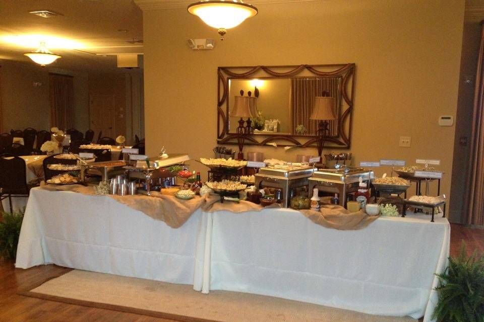 Catering table