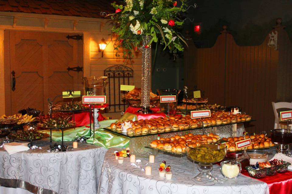 Reception food selction