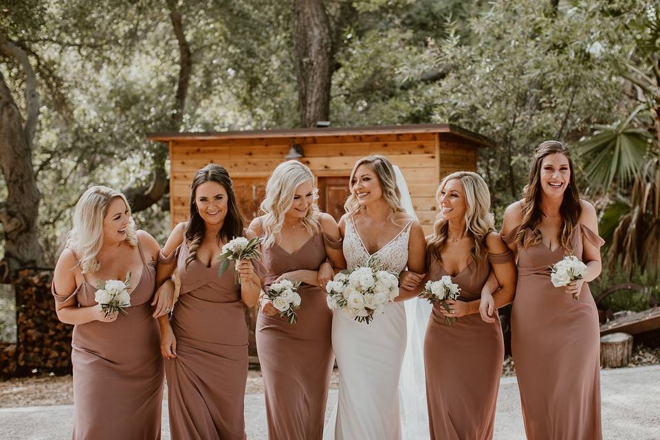 Bridal Party Makeup and Hair