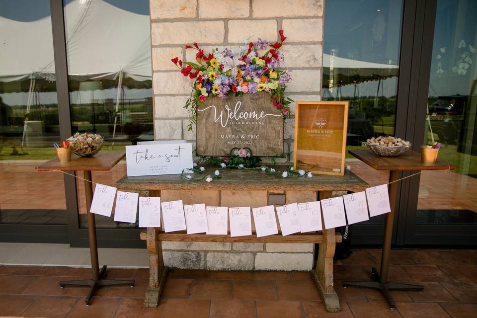 Wedding Sign-In Table