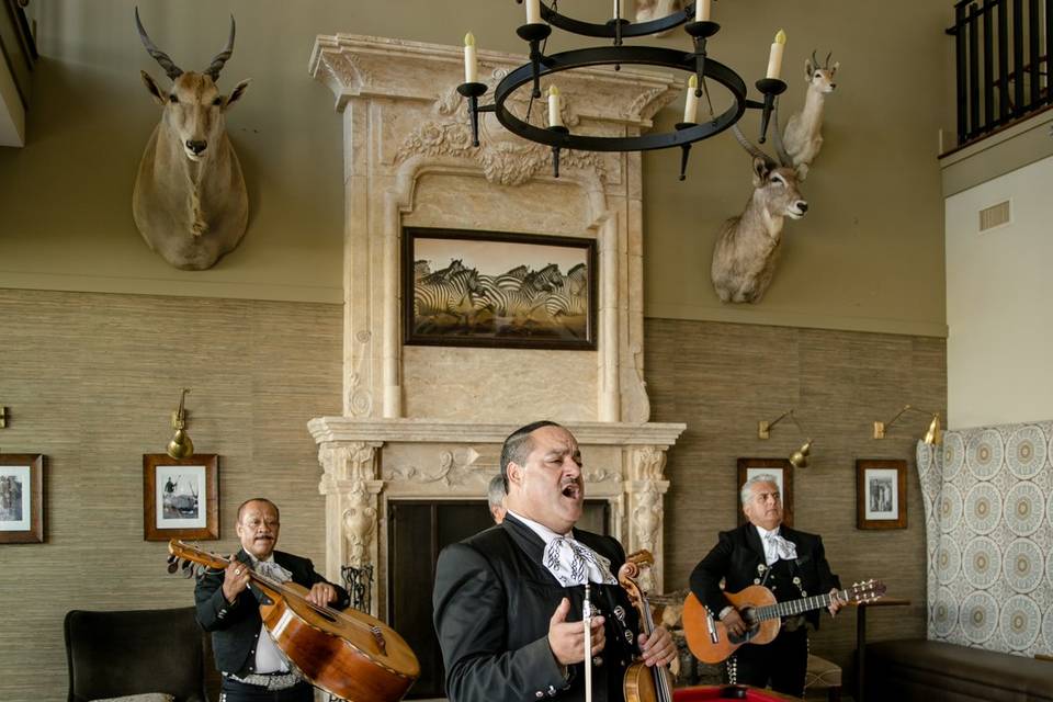 Mariachis at the Reception