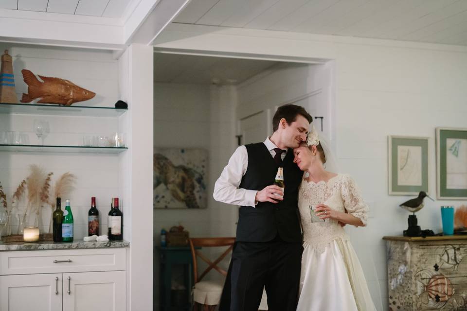 During toasts