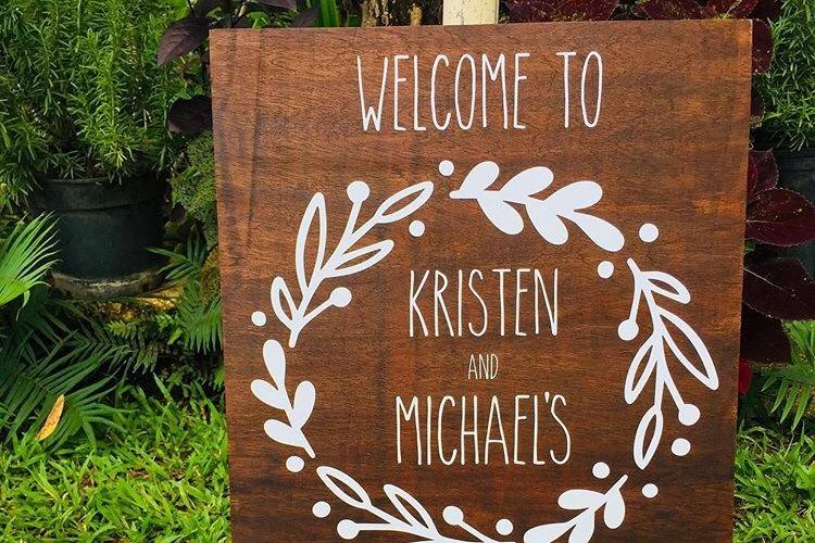 Rehearsal Dinner Sign