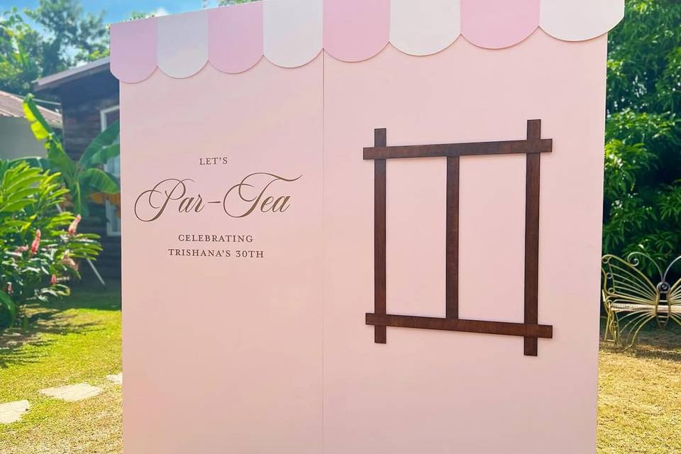 Patisserie Backdrop