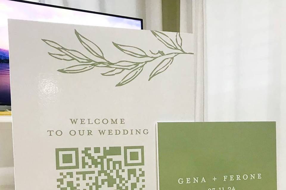 Duo Wedding Sign