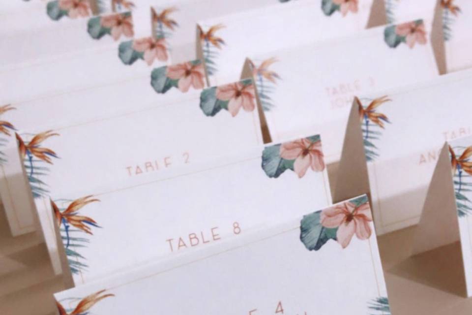 Digital Print Place Cards