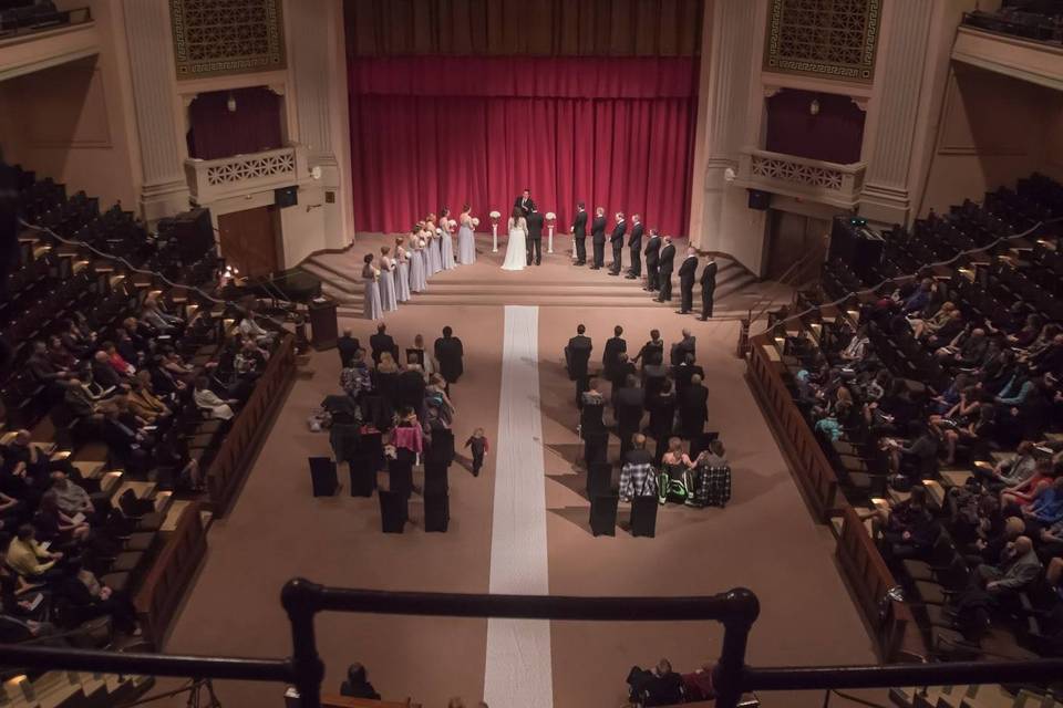 Ceremony from above