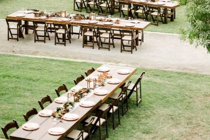 Farm Tables & Fruitwood Chairs