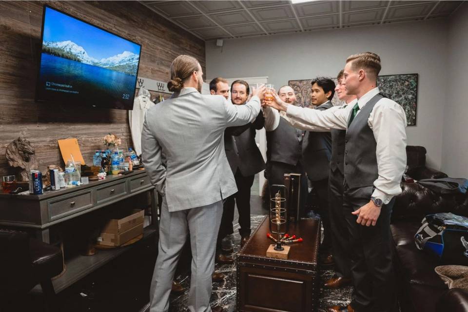 Grooms Room Celebration