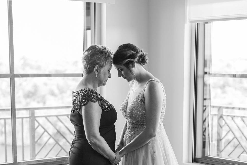 Mother + bride
