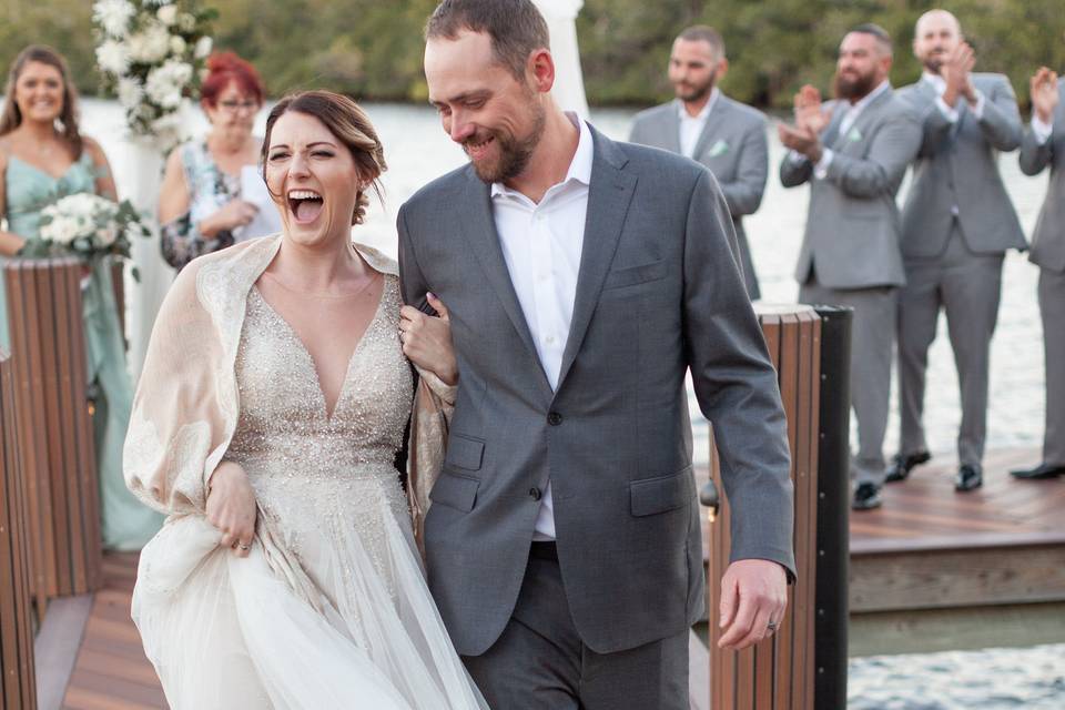 All smiles after the I DO