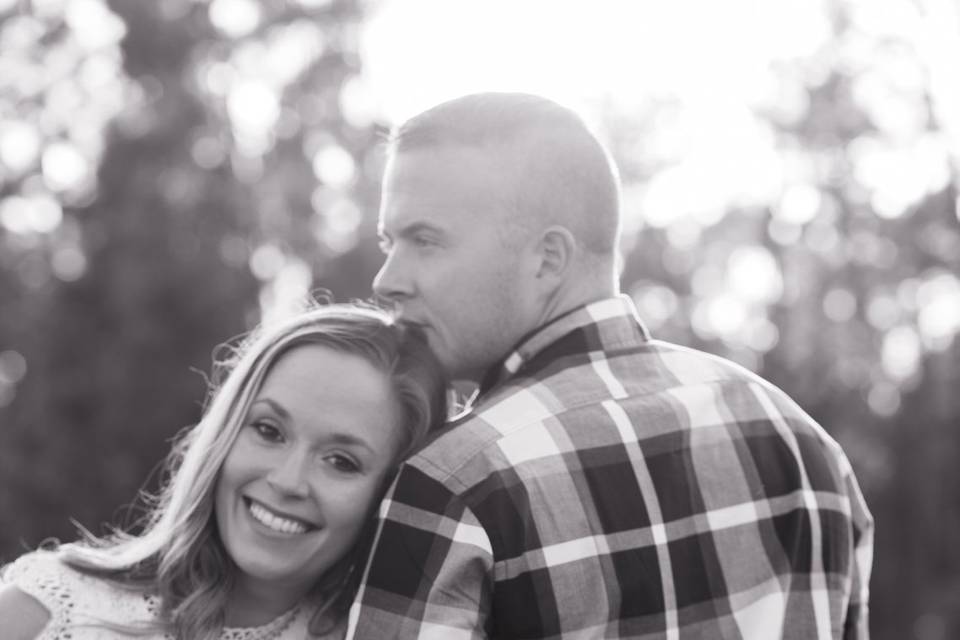 Engagement session B&W