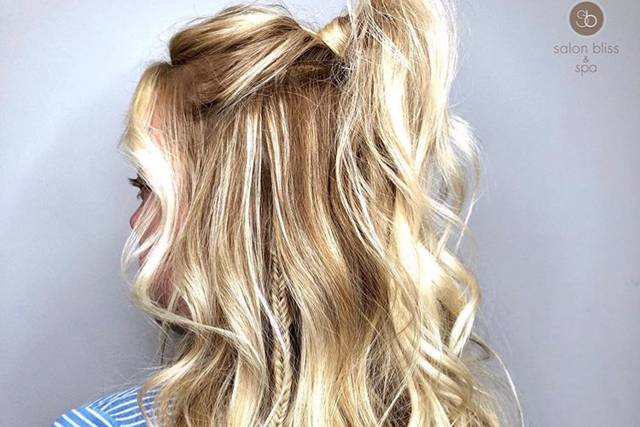 Boho hair style
