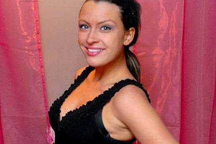 Bridget Breslin with The Dollhouse Beach Airbrush Tan!