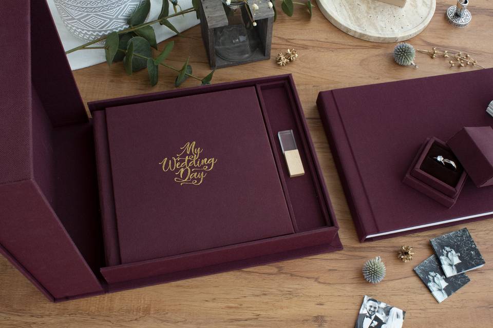 Gold Stamping on Photo album