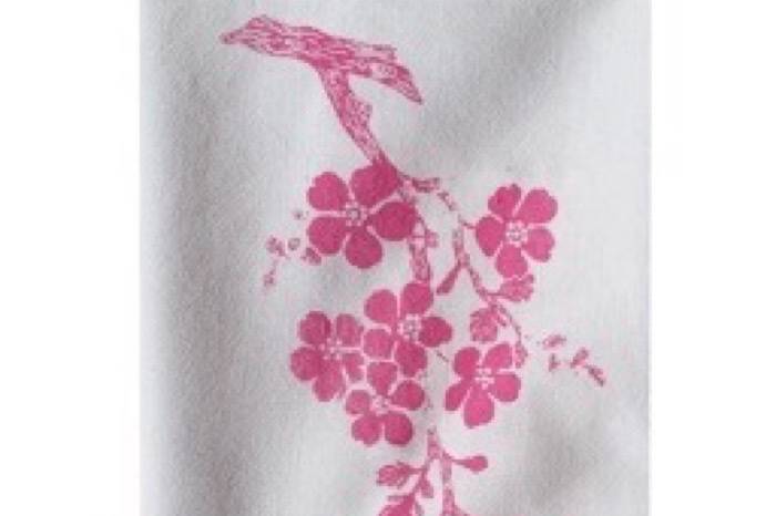 Cherry blossom towel