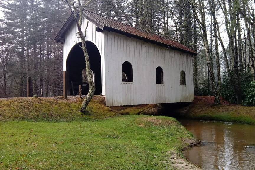 Wooden Covered Bridge