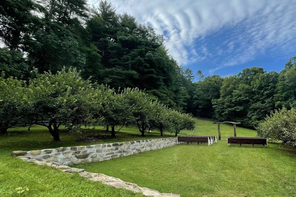 Apple Orchard Outdoor Chapel