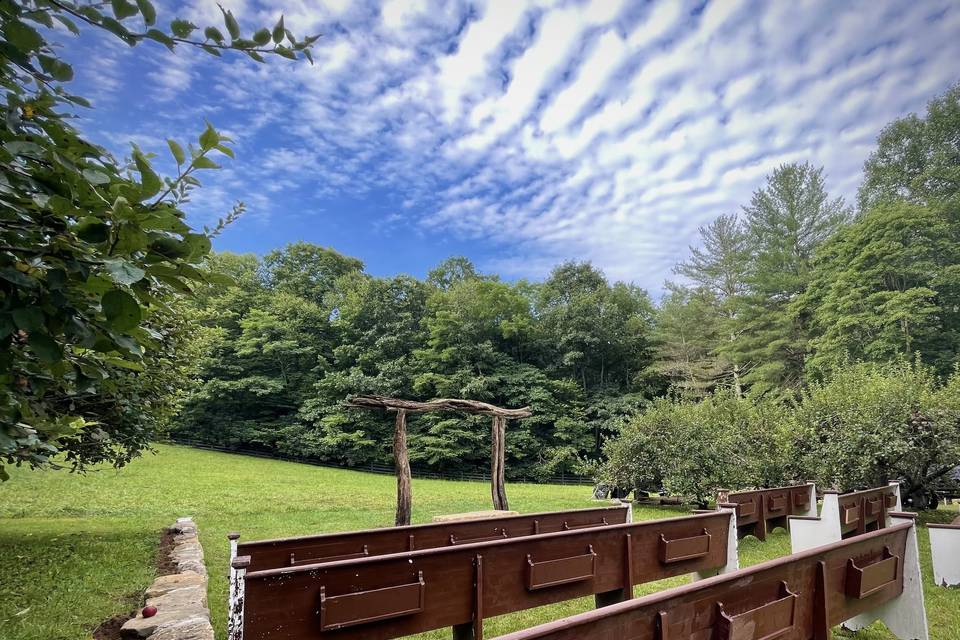 Apple Orchard Outdoor Chapel