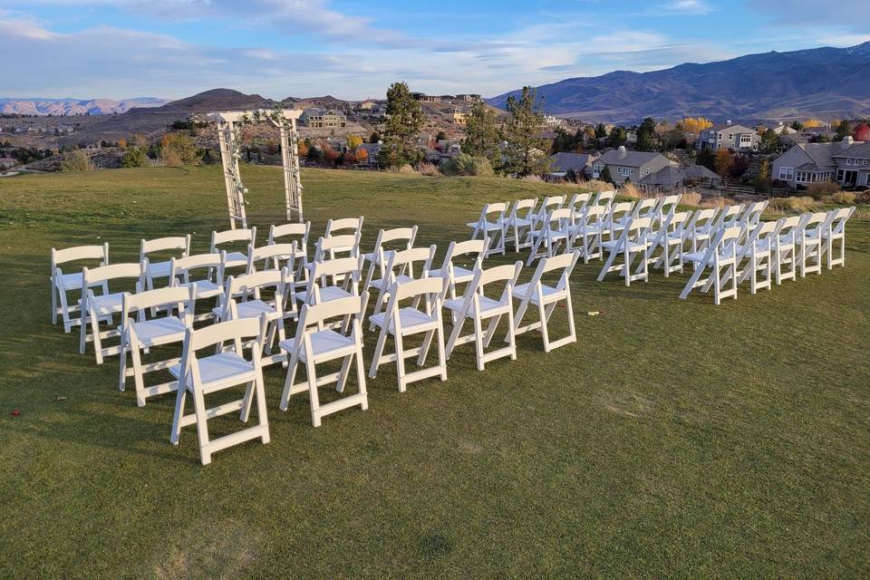 Outdoor wedding