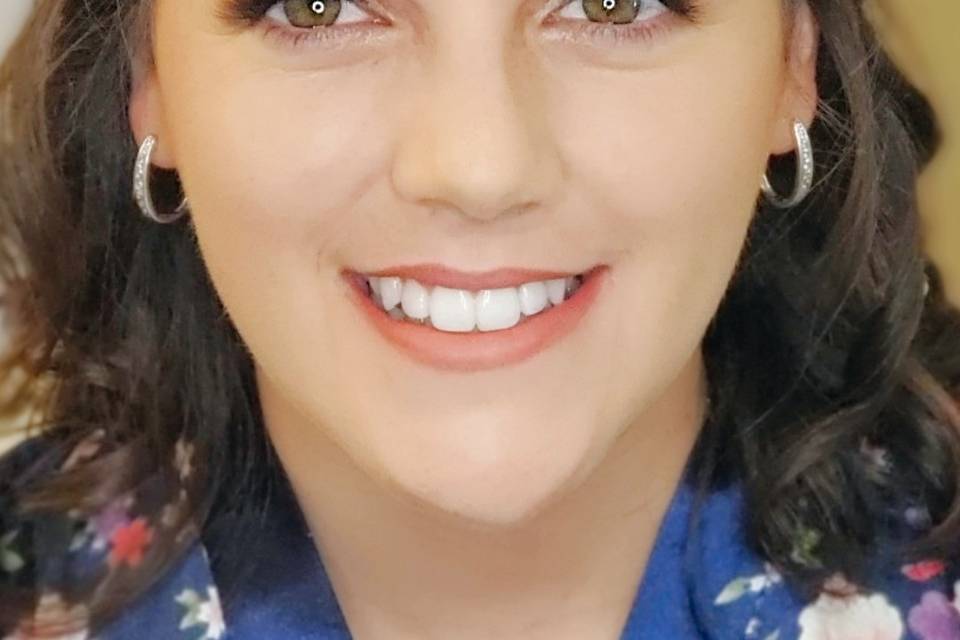 Soft wedding glam