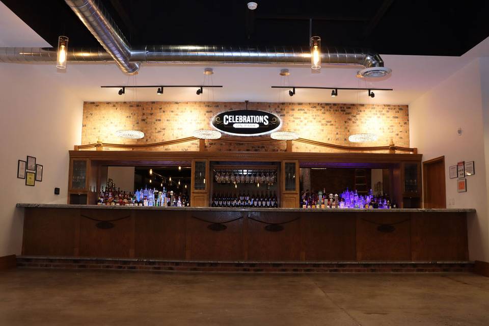 Lighting on bar