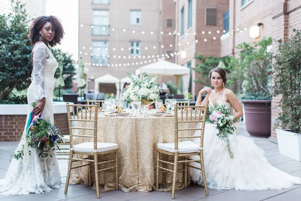 The bride and the bride