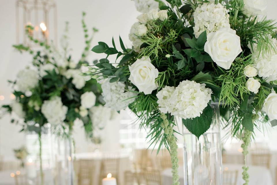 Altar Florals Wedding White