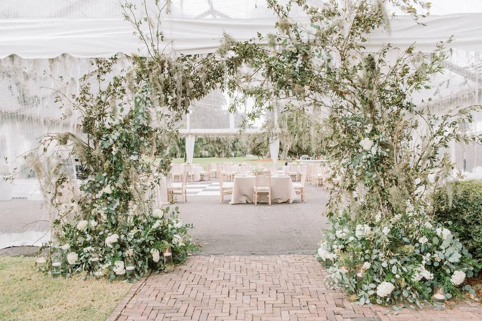 Flower Arbor Entrance Tent