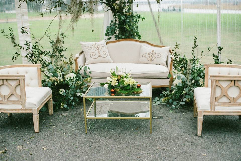 Coastal Wedding Table Scape