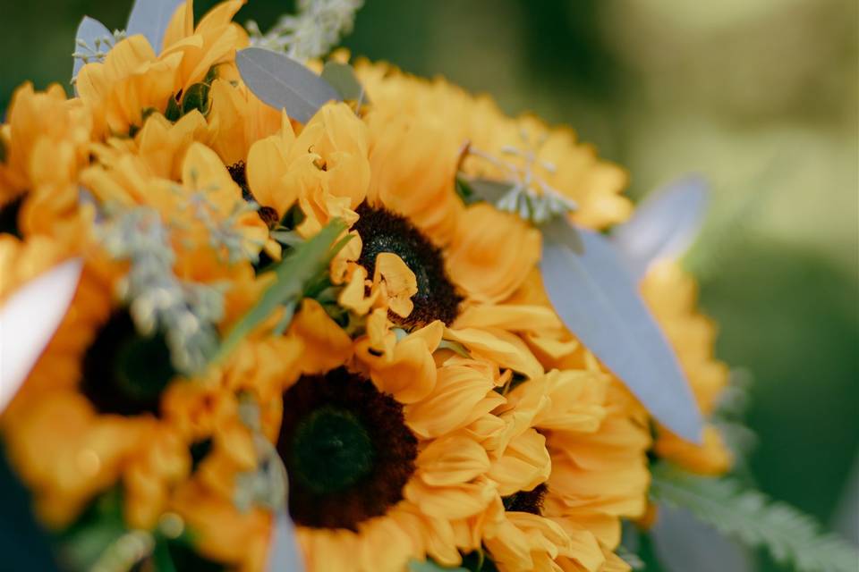 Sunflower Bouquet Wedding