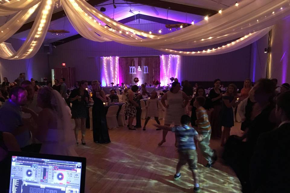 Wedding dance party