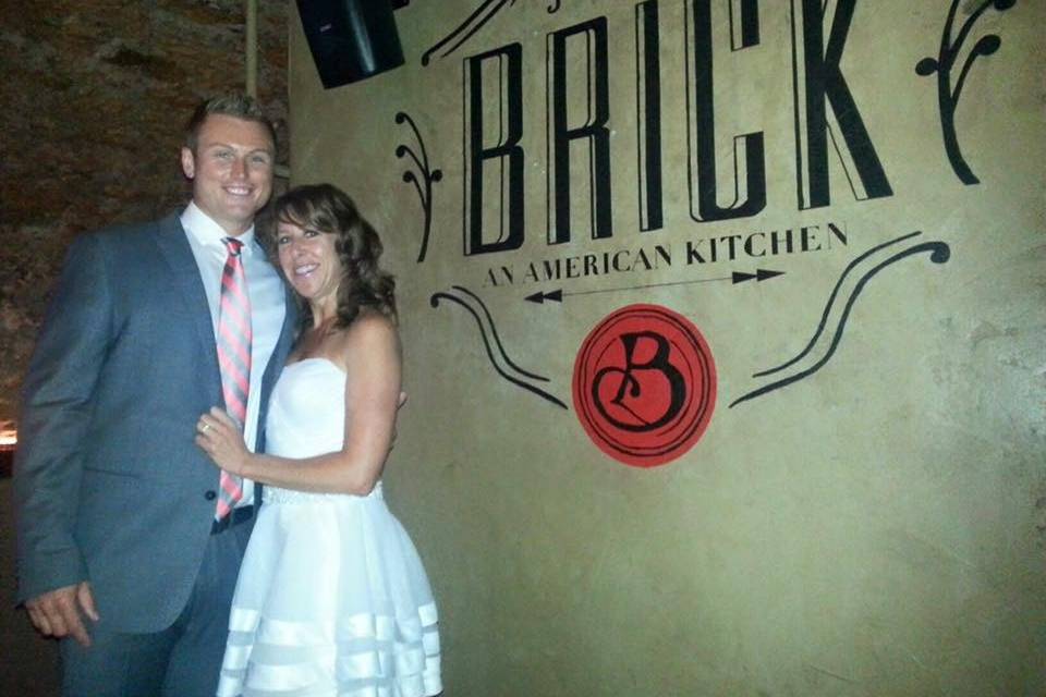 The happy bride & groom