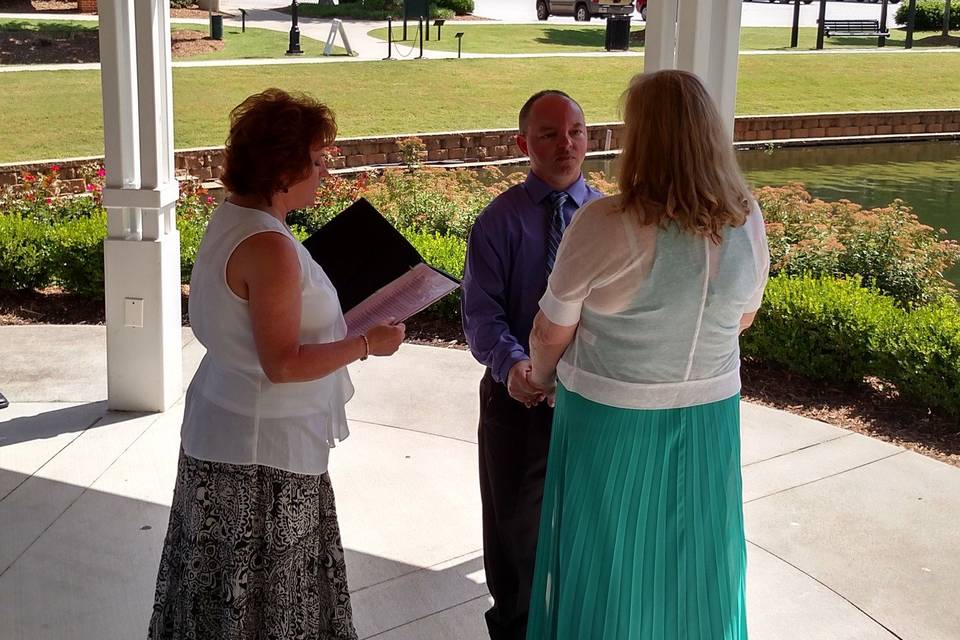 Gazebo wedding