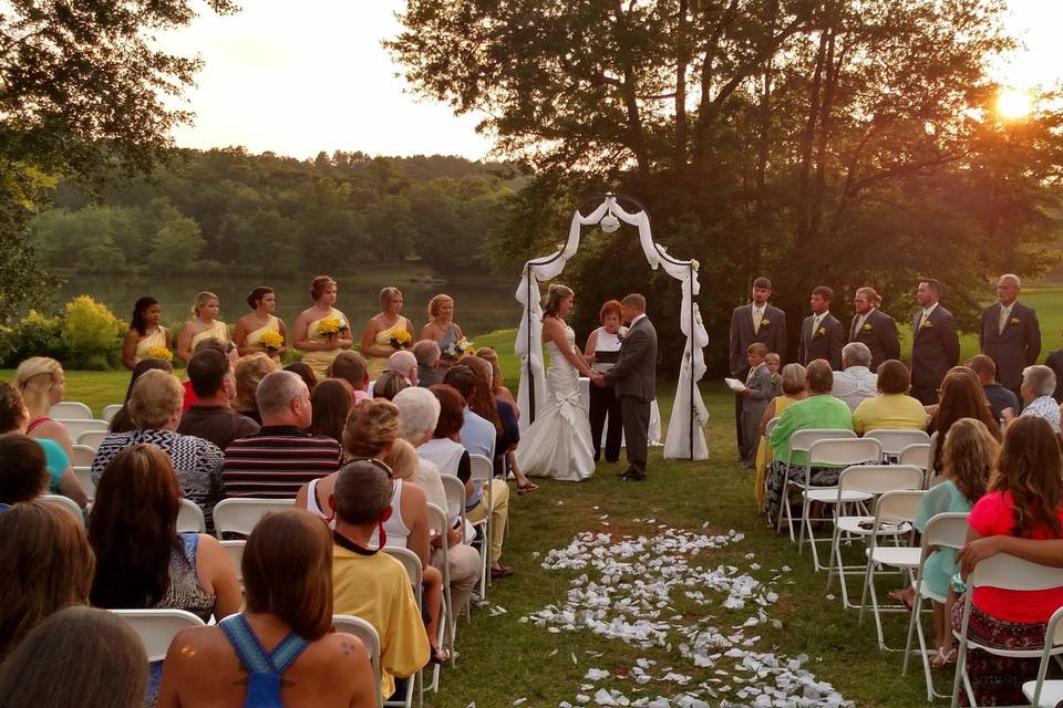 Officiant of the ceremony