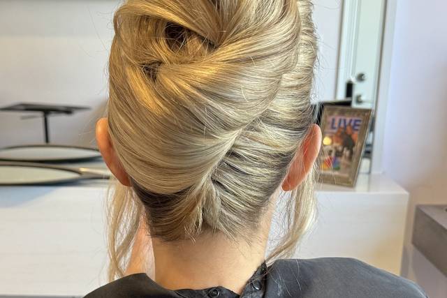 Twisted updo