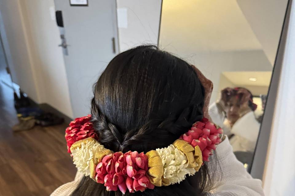 Twisted updo