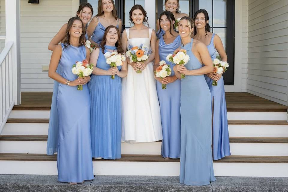 Brides and groom
