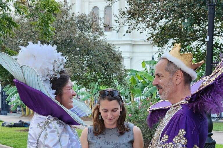 Vow Renewal in Jackson Square