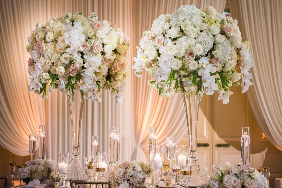 Tall Vase Centerpieces