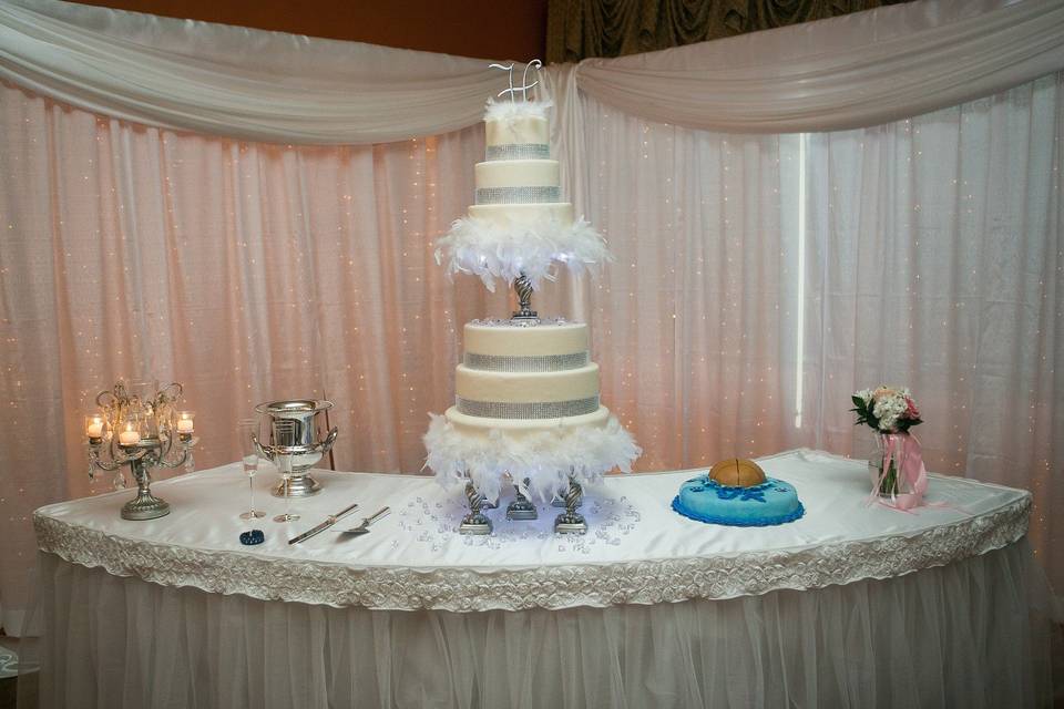 The big wedding cake