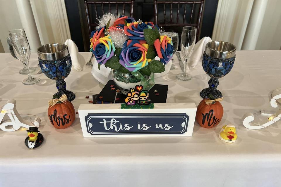 This is us themed wedding