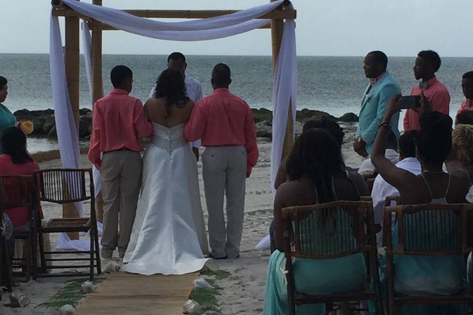 Magical walk down the aisle