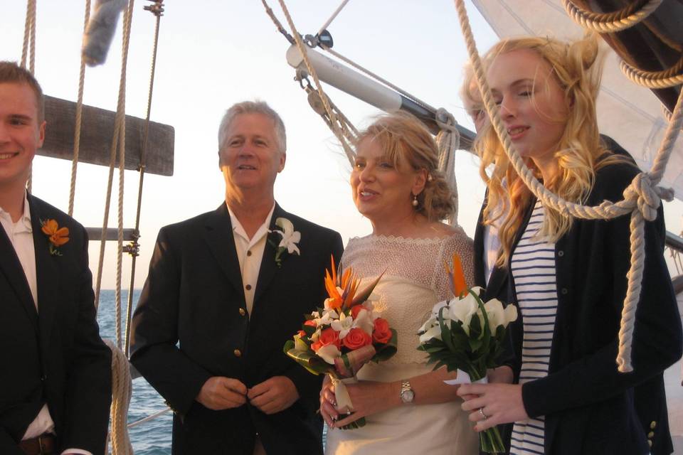 Say “I do” on a Key West boat