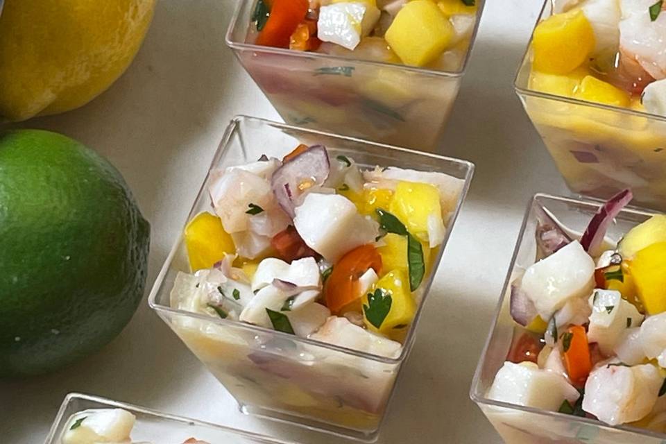 Seafood Mango salsa