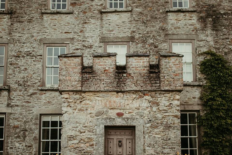 Castle bridal portraits