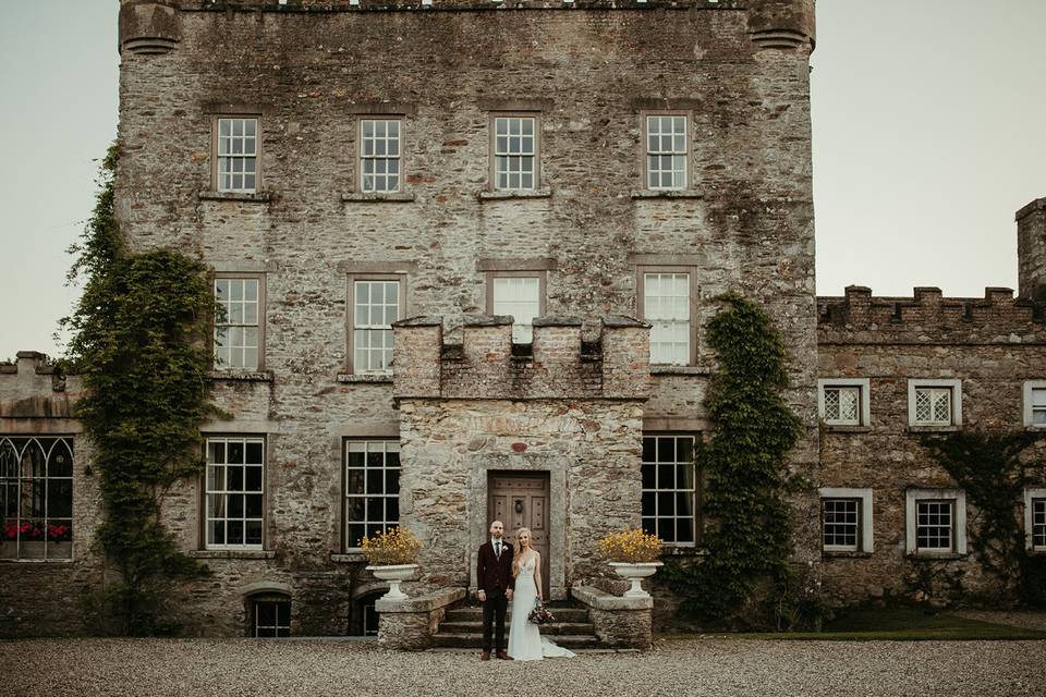 Castle wedding portraits