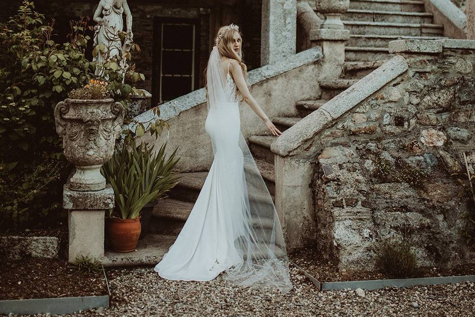 Bride at the castle