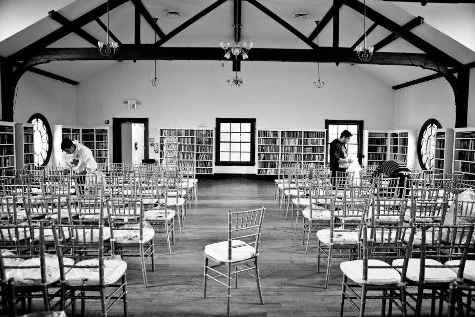 Wedding ceremony area