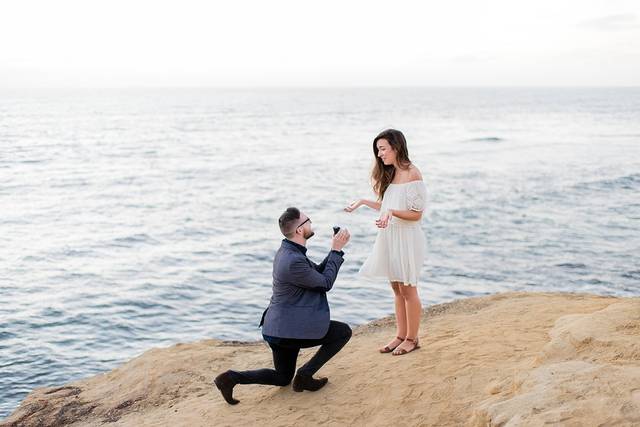 Engagement by the beach2